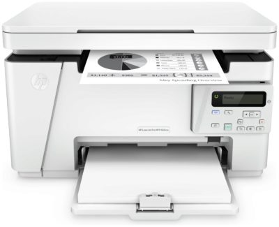 HP LaserJet Pro M26NW All-in-One Wi-Fi Mono Laser Printer.